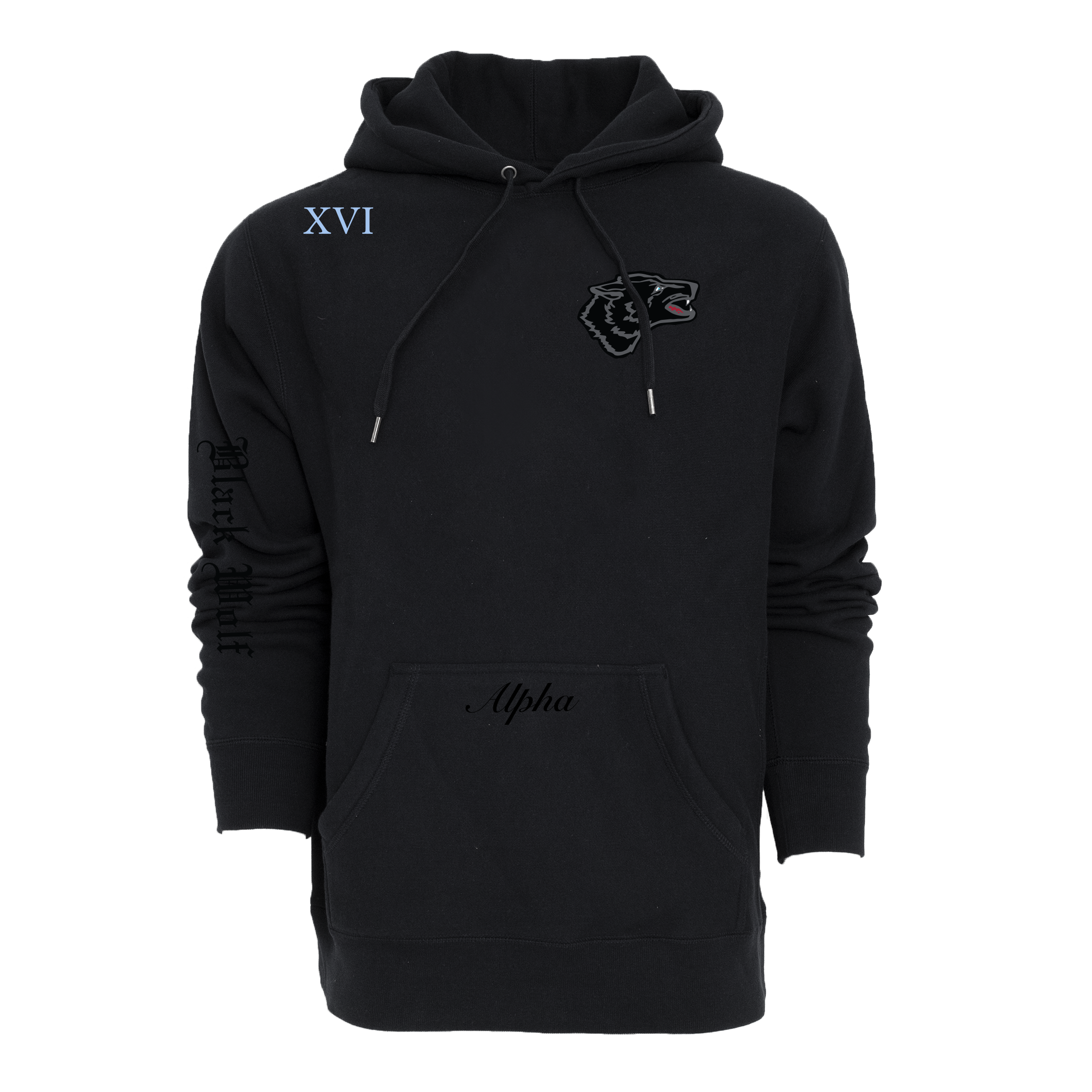 Black Wolf Fireside Hoodie