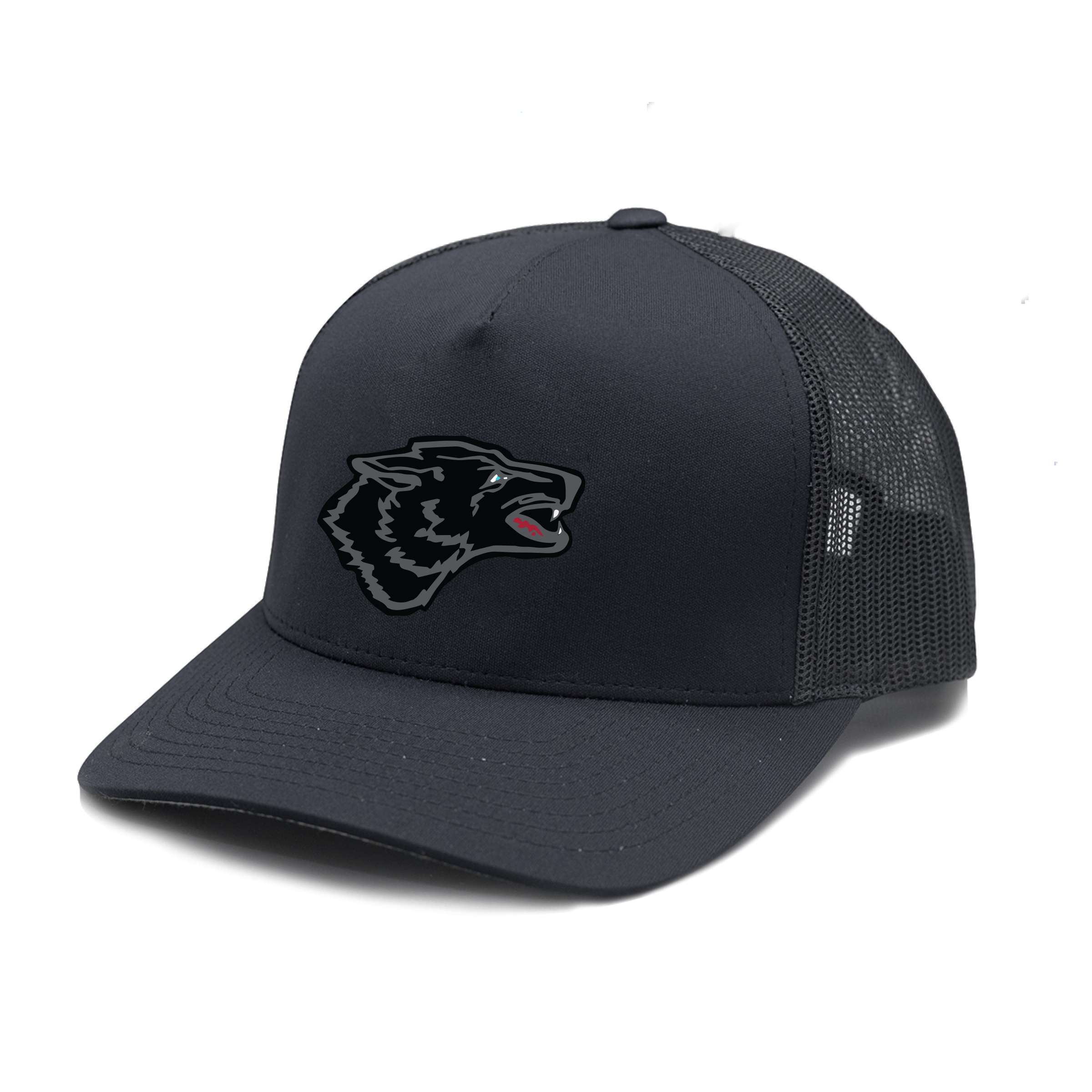Black Wolf Trucker Hat