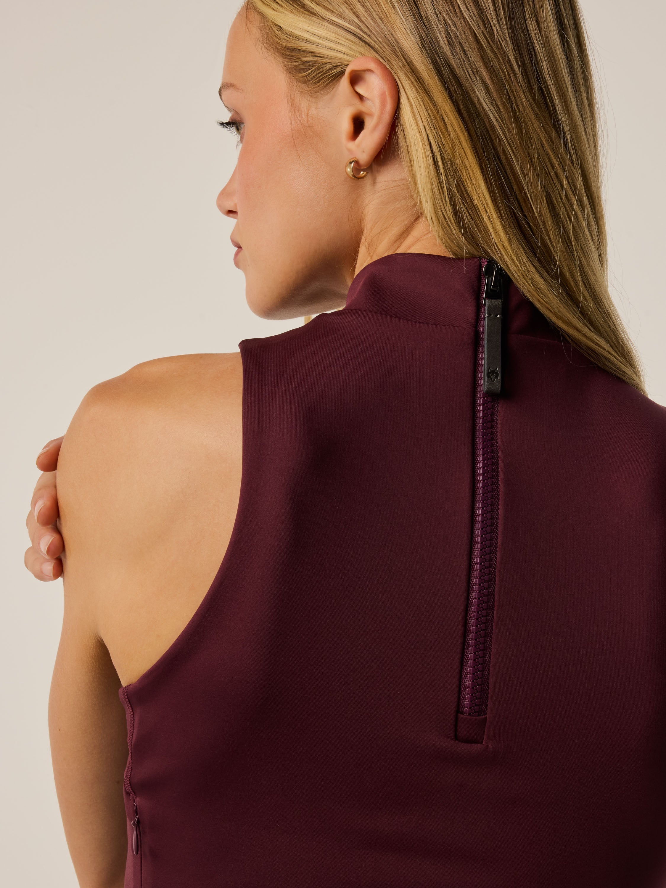 Sleeveless Nova Mock Neck Dress