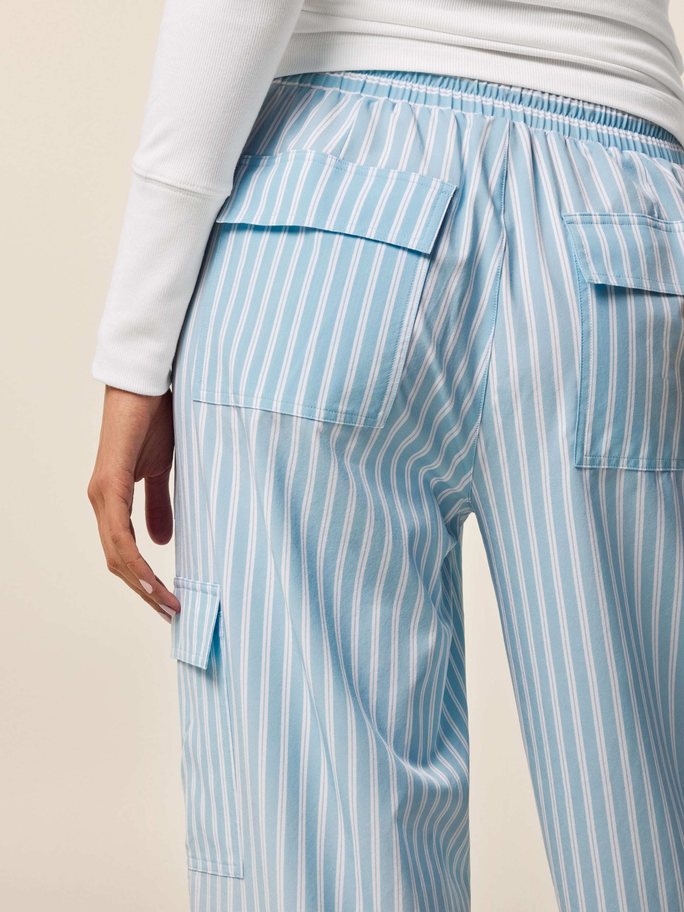 Ashe Windsor Stripe Cargo Pant