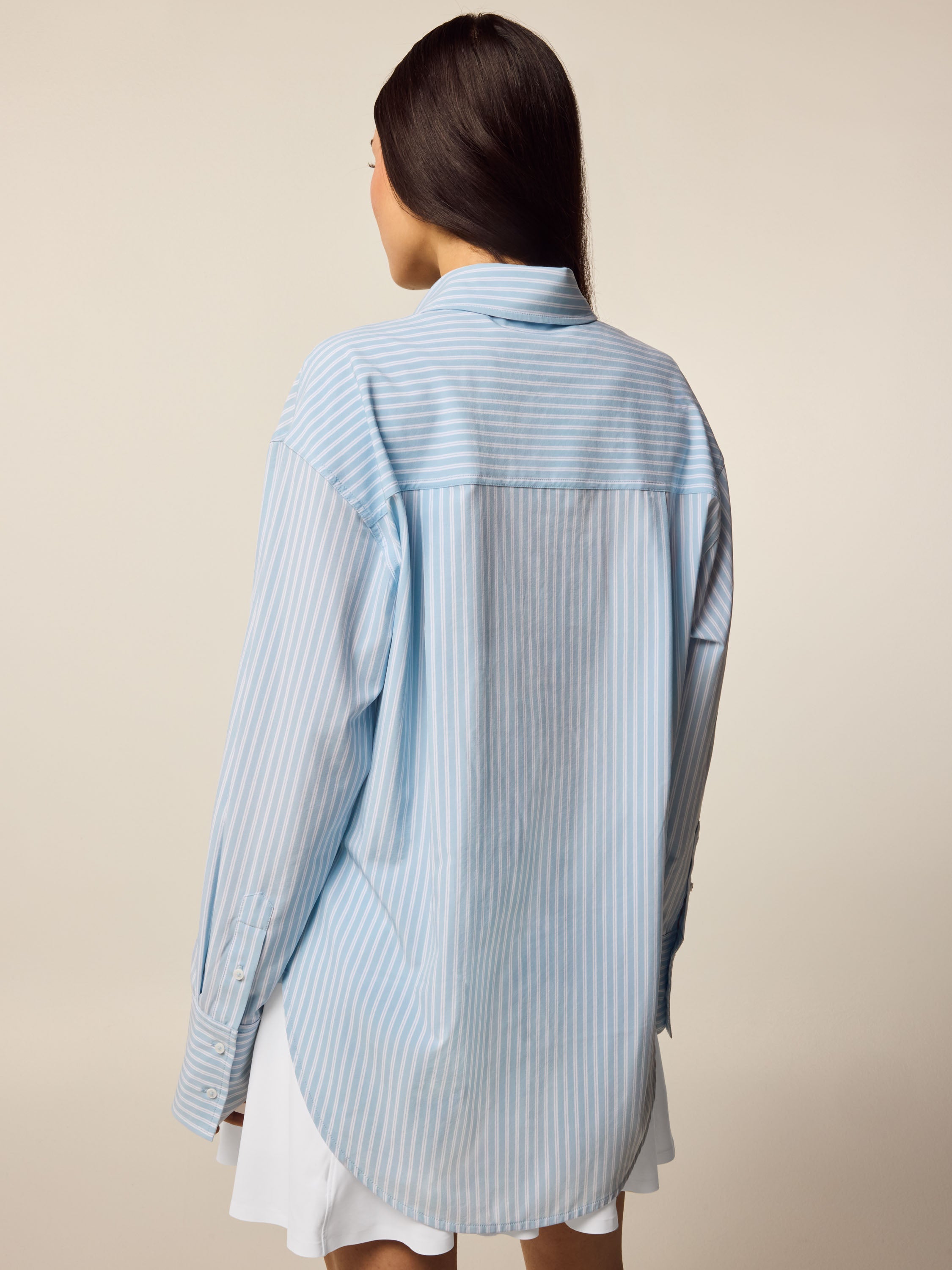 Ashe Windsor Stripe Button-Down Shirt