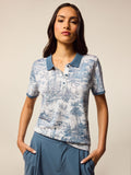 Bardot Huntress Toile Short Sleeve Sweater