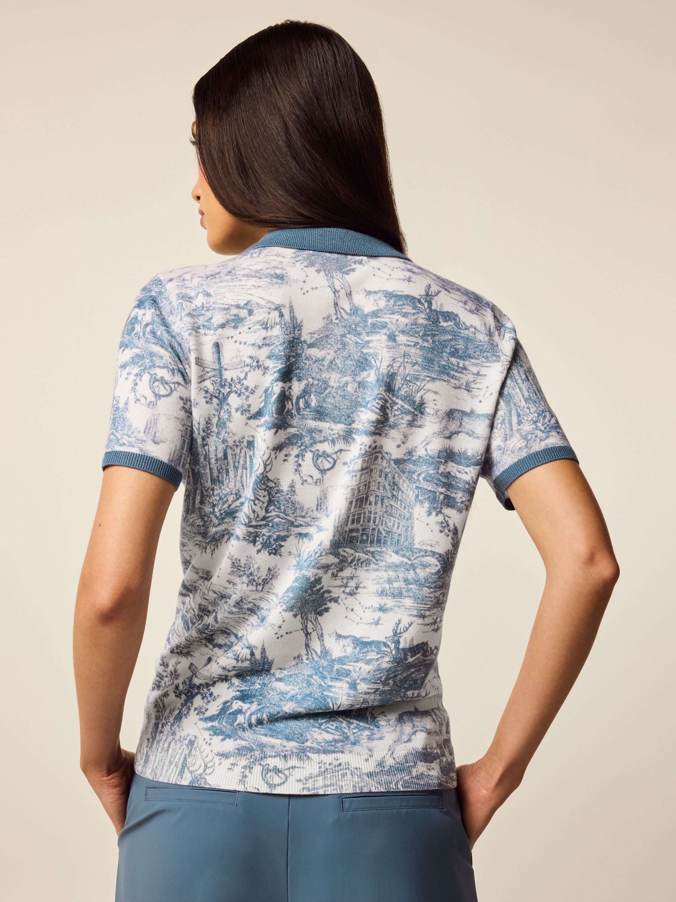 Bardot Huntress Toile Short Sleeve Sweater