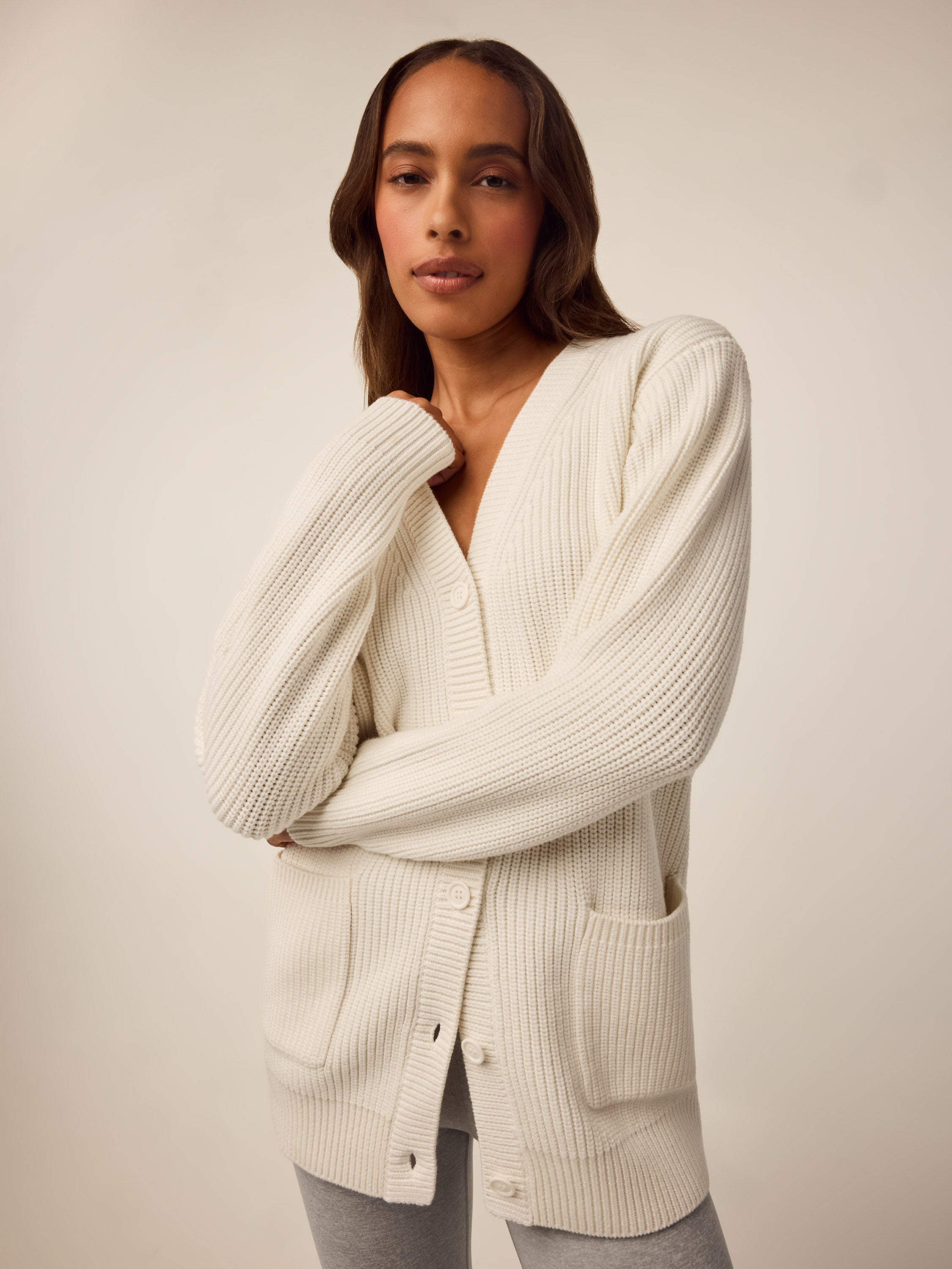 Athena Button-Down Cardigan