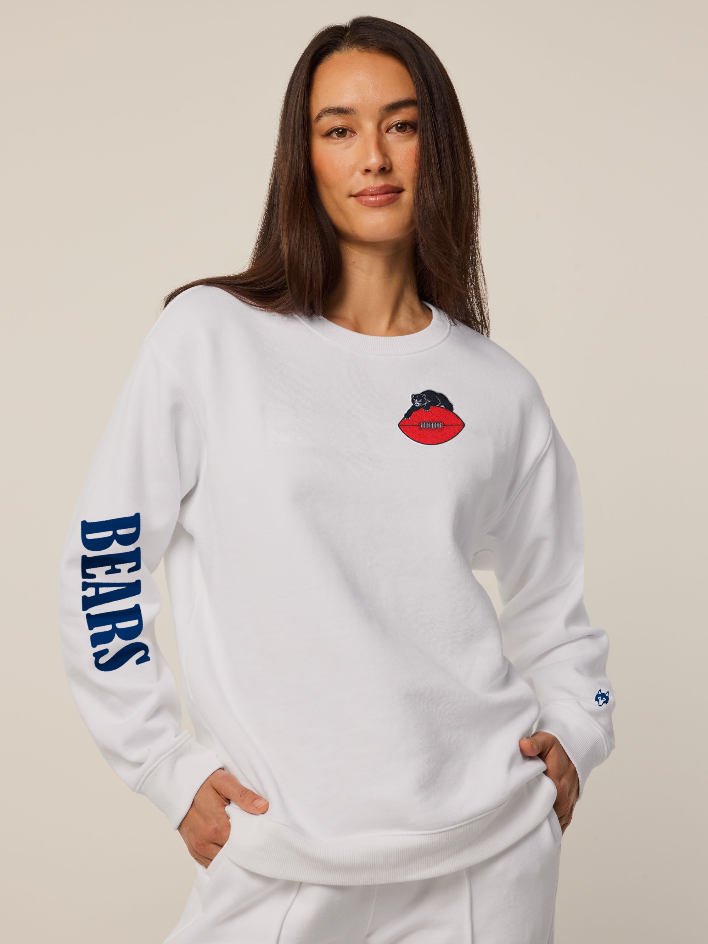 Chicago Bears Vintage Aspen Crewneck