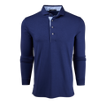 Apache Long Sleeve Polo (Maltese Blue)