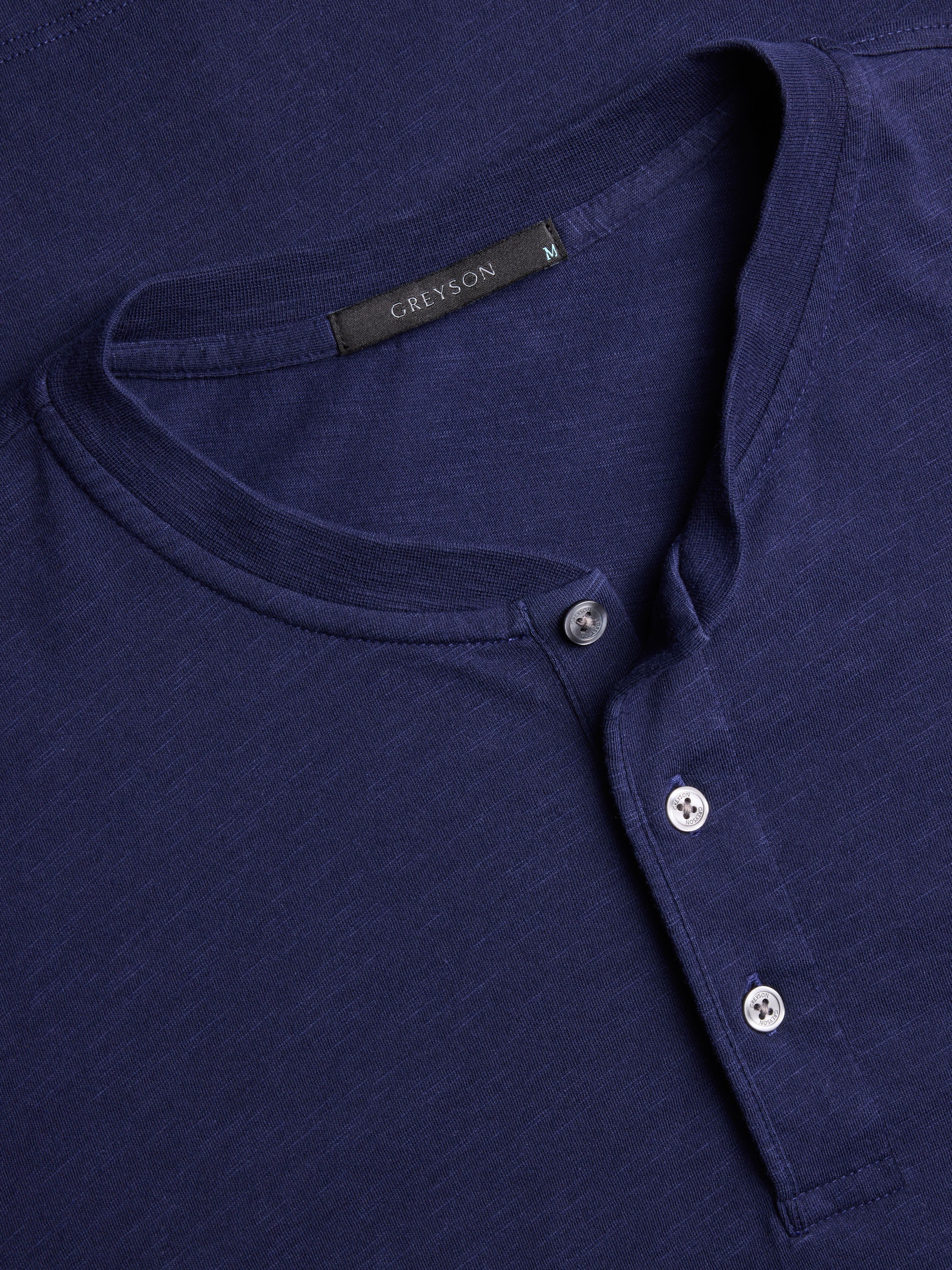 Alpha Slub Long Sleeve Henley