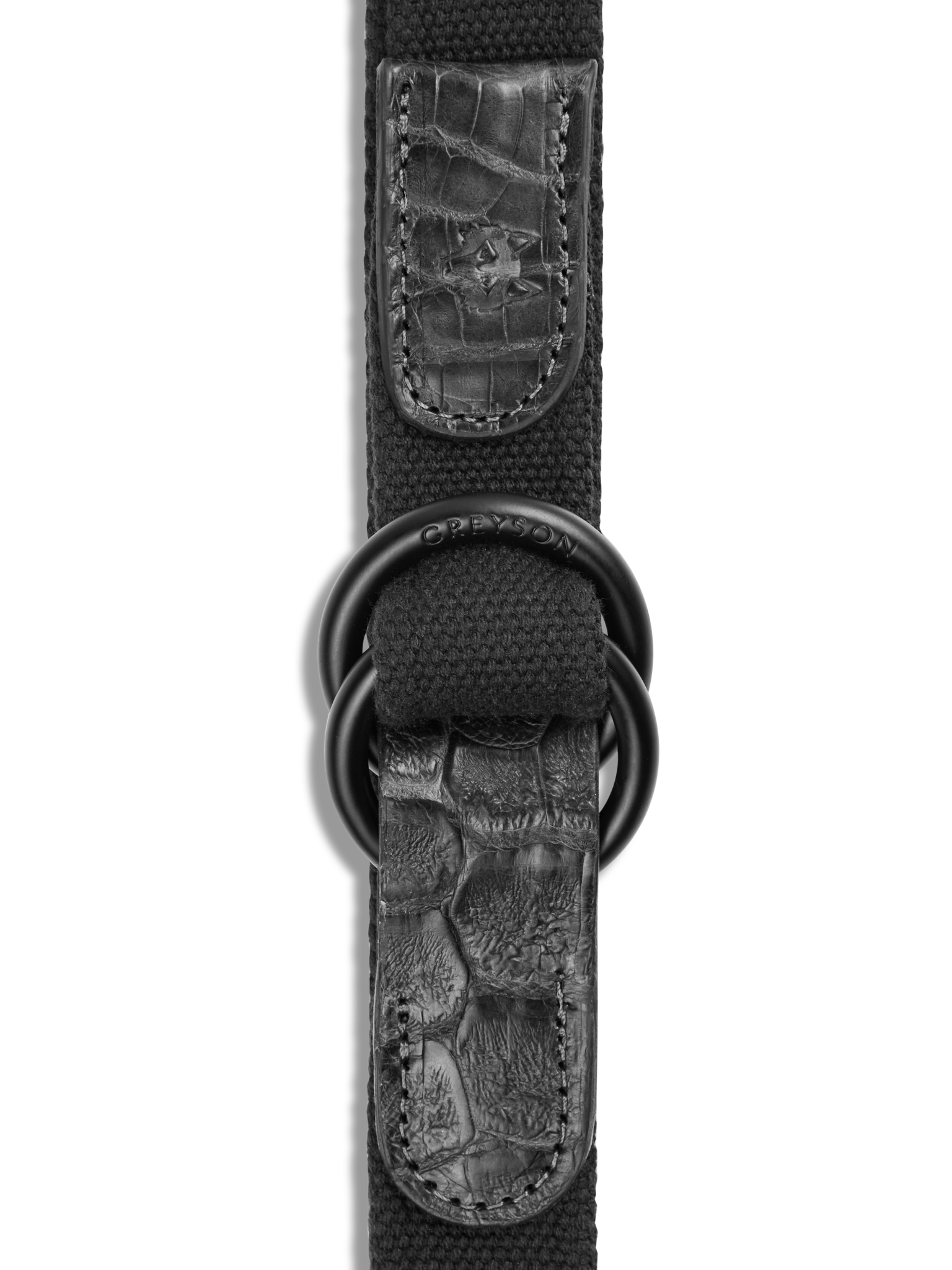Canvas Croc O-Ring Belt