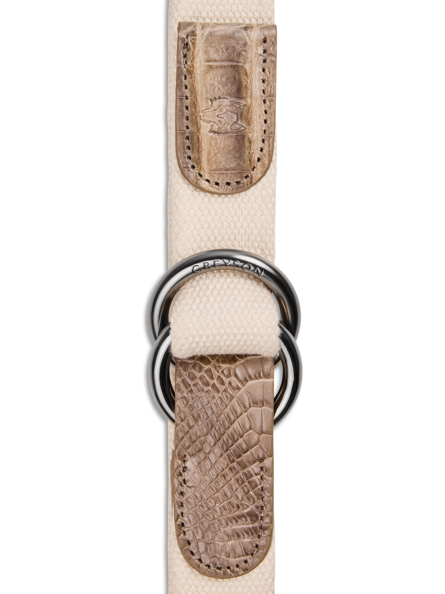 Canvas Croc O-Ring Belt