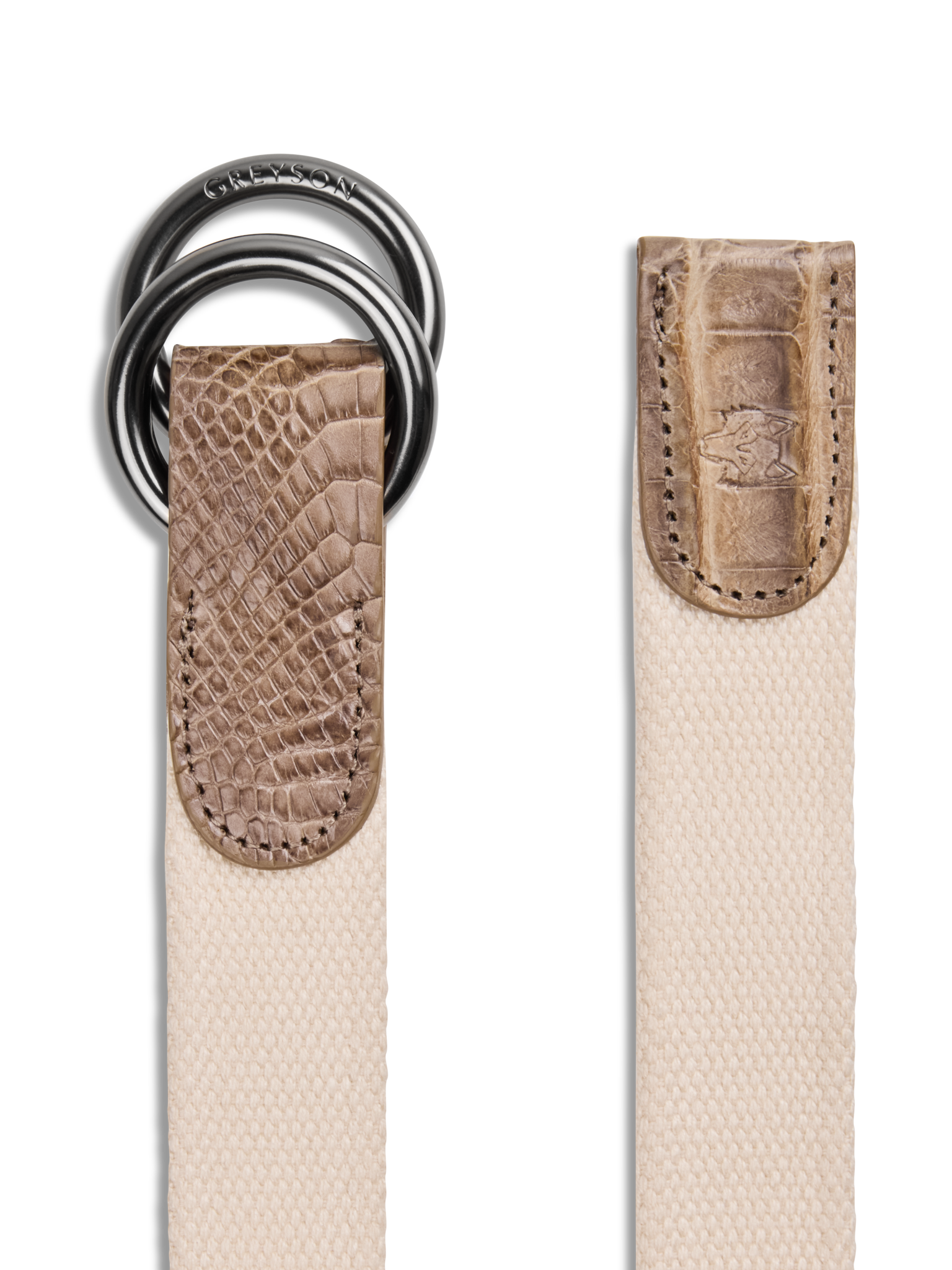 Canvas Croc O-Ring Belt