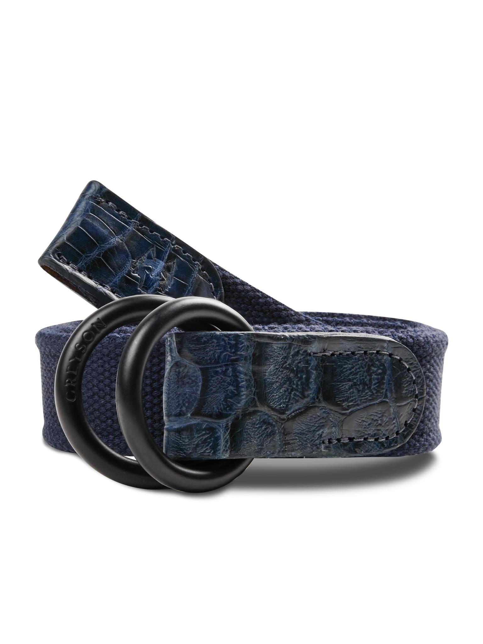 Canvas Croc O-Ring Belt