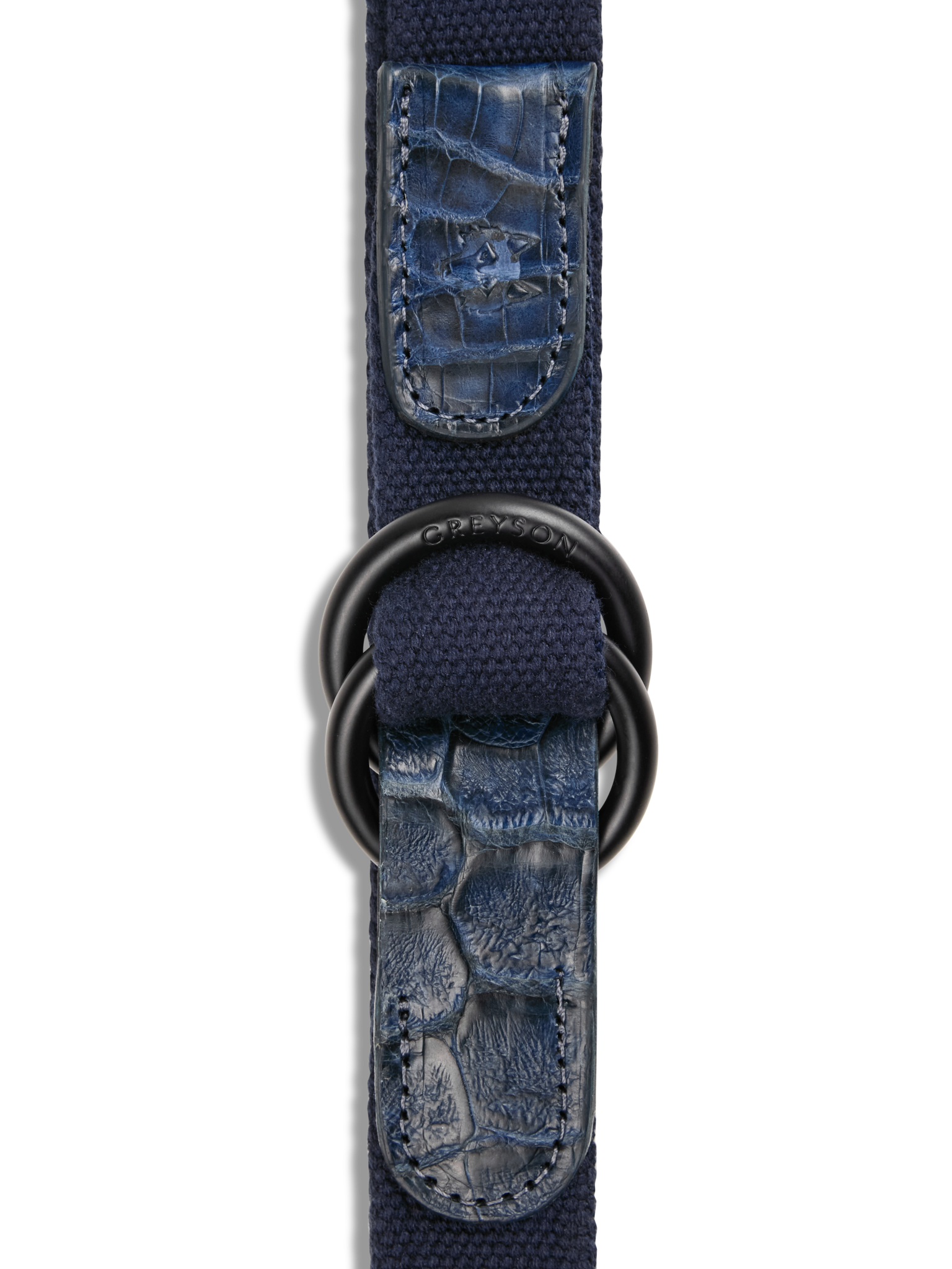 Canvas Croc O-Ring Belt