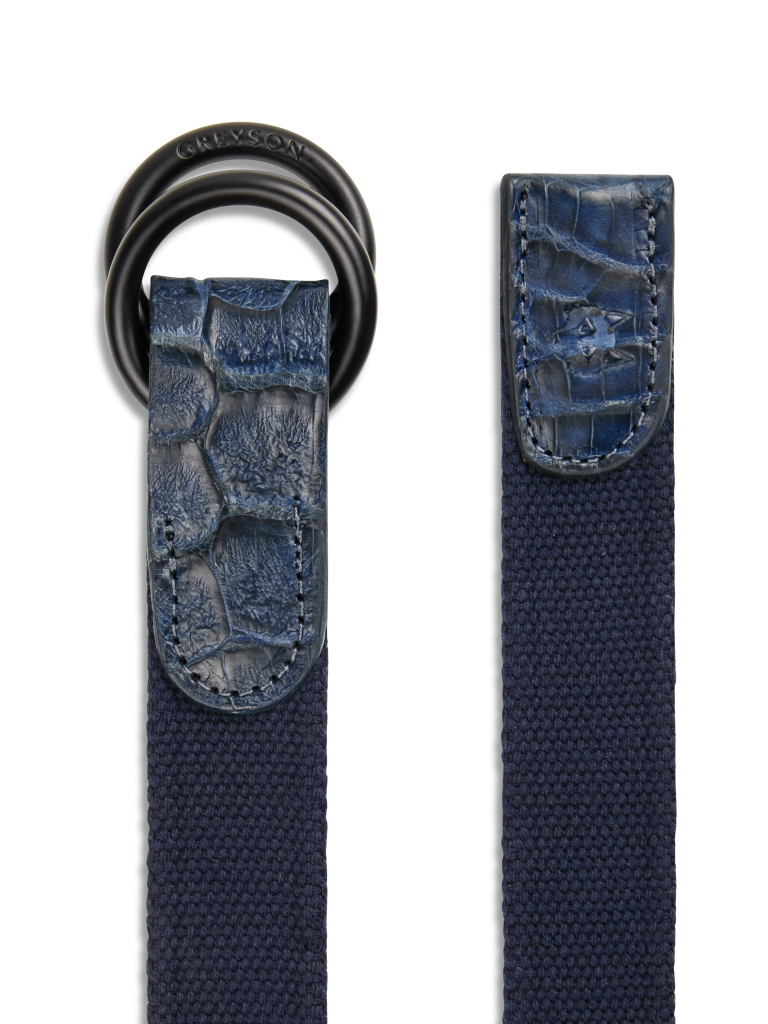 Canvas Croc O-Ring Belt