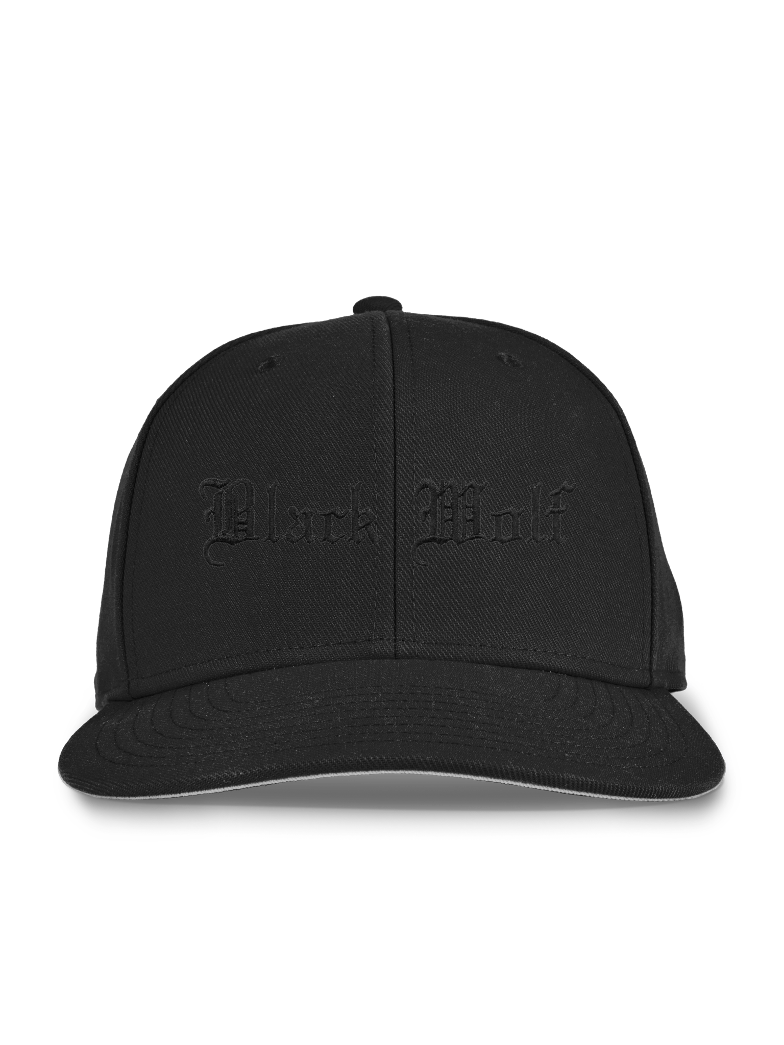 Black Wolf Snapback Hat