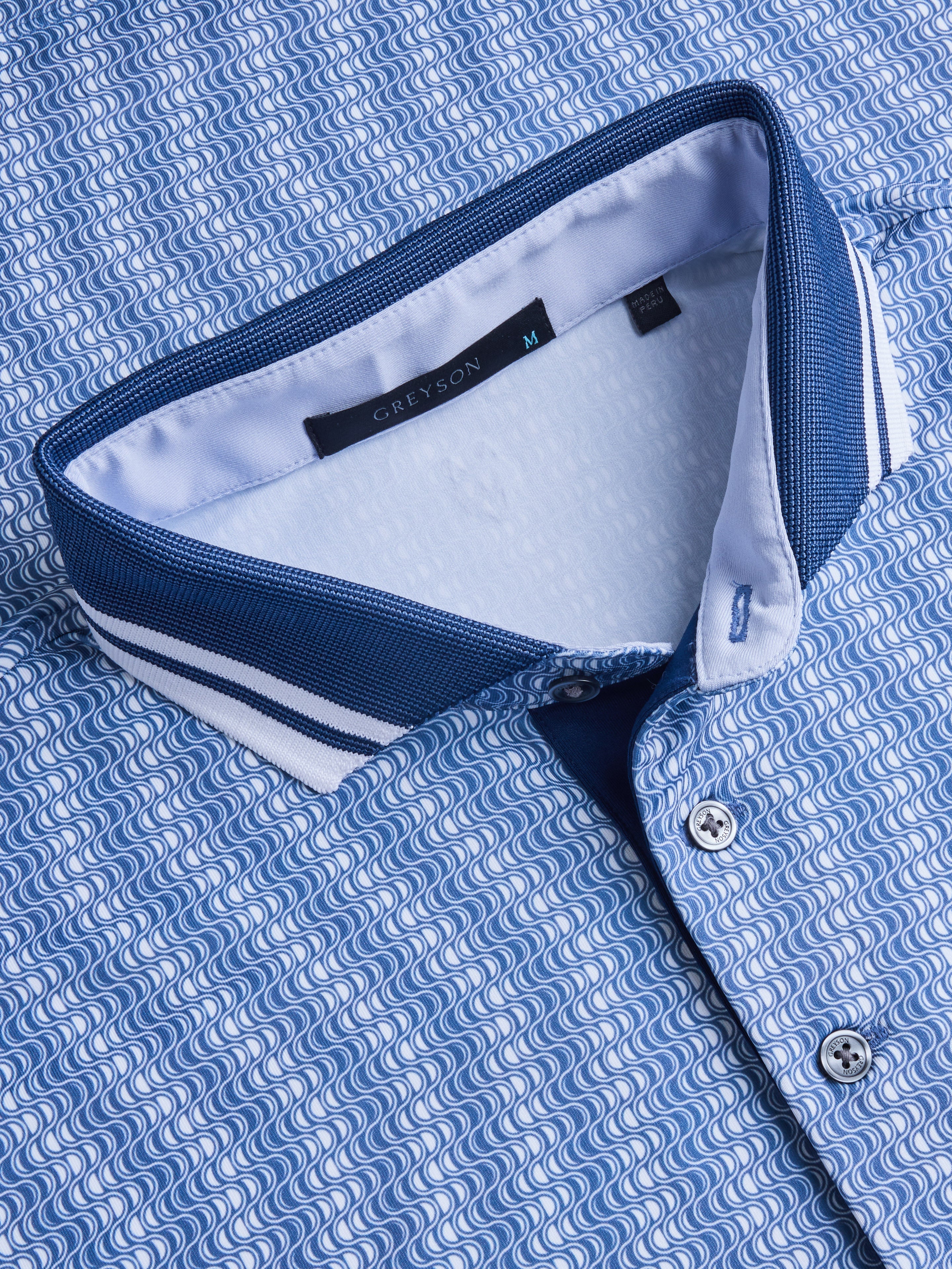 As The Waves Glow Short Sleeve Polo