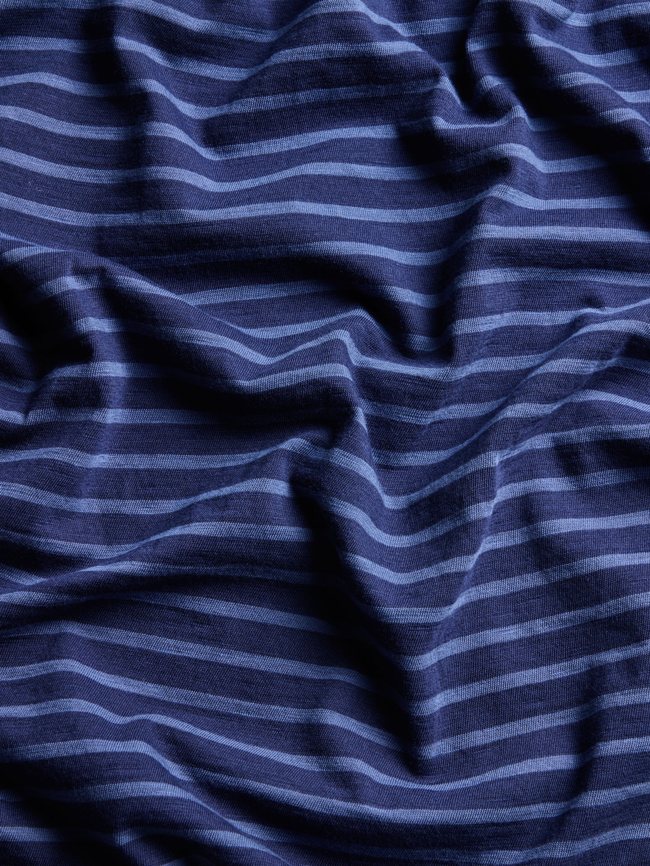 Alpha Slub Striped Short Sleeve Tee