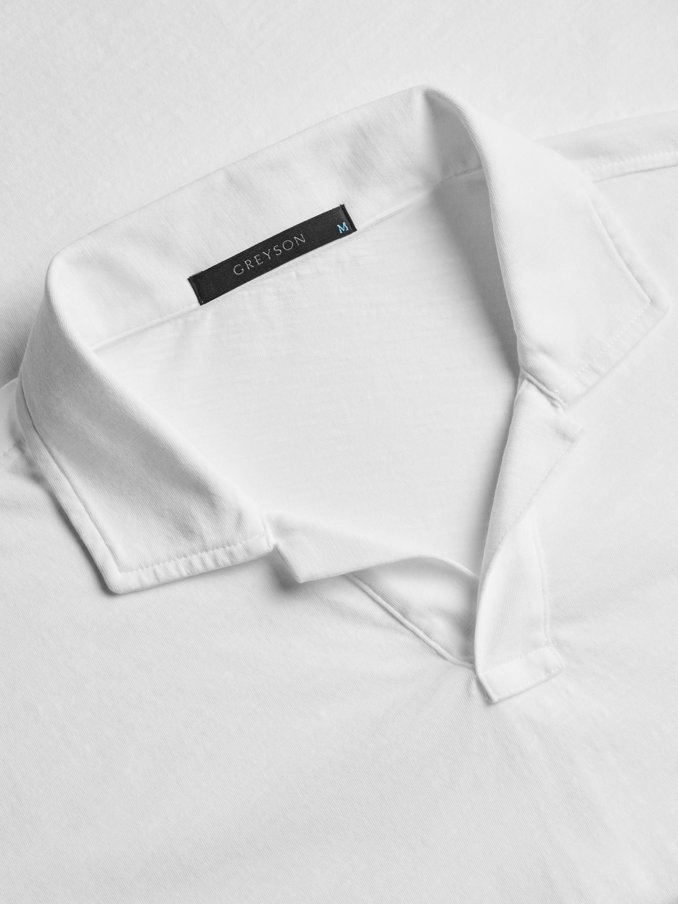 Alpha Slub Johnny Collar Short Sleeve Polo