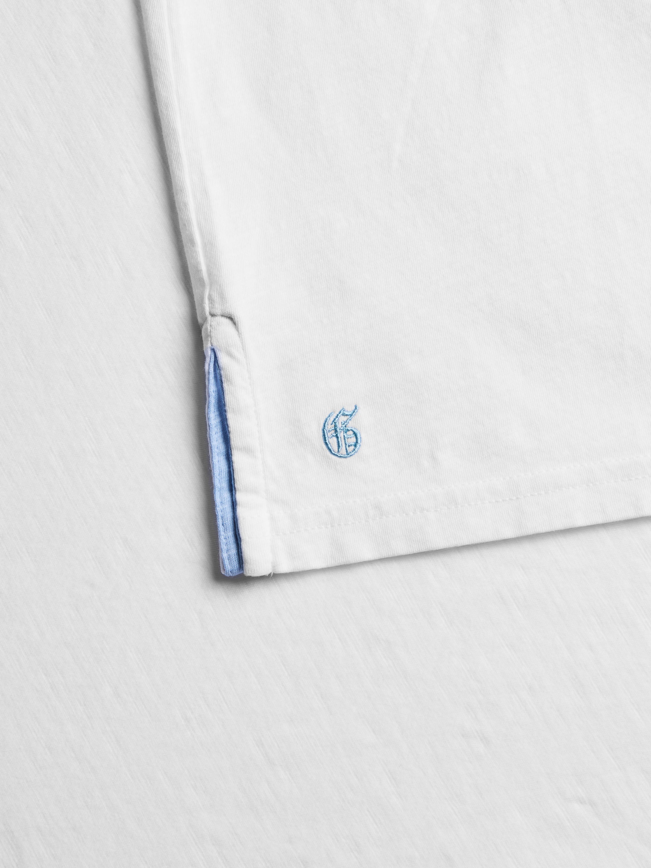 Alpha Slub Johnny Collar Short Sleeve Polo