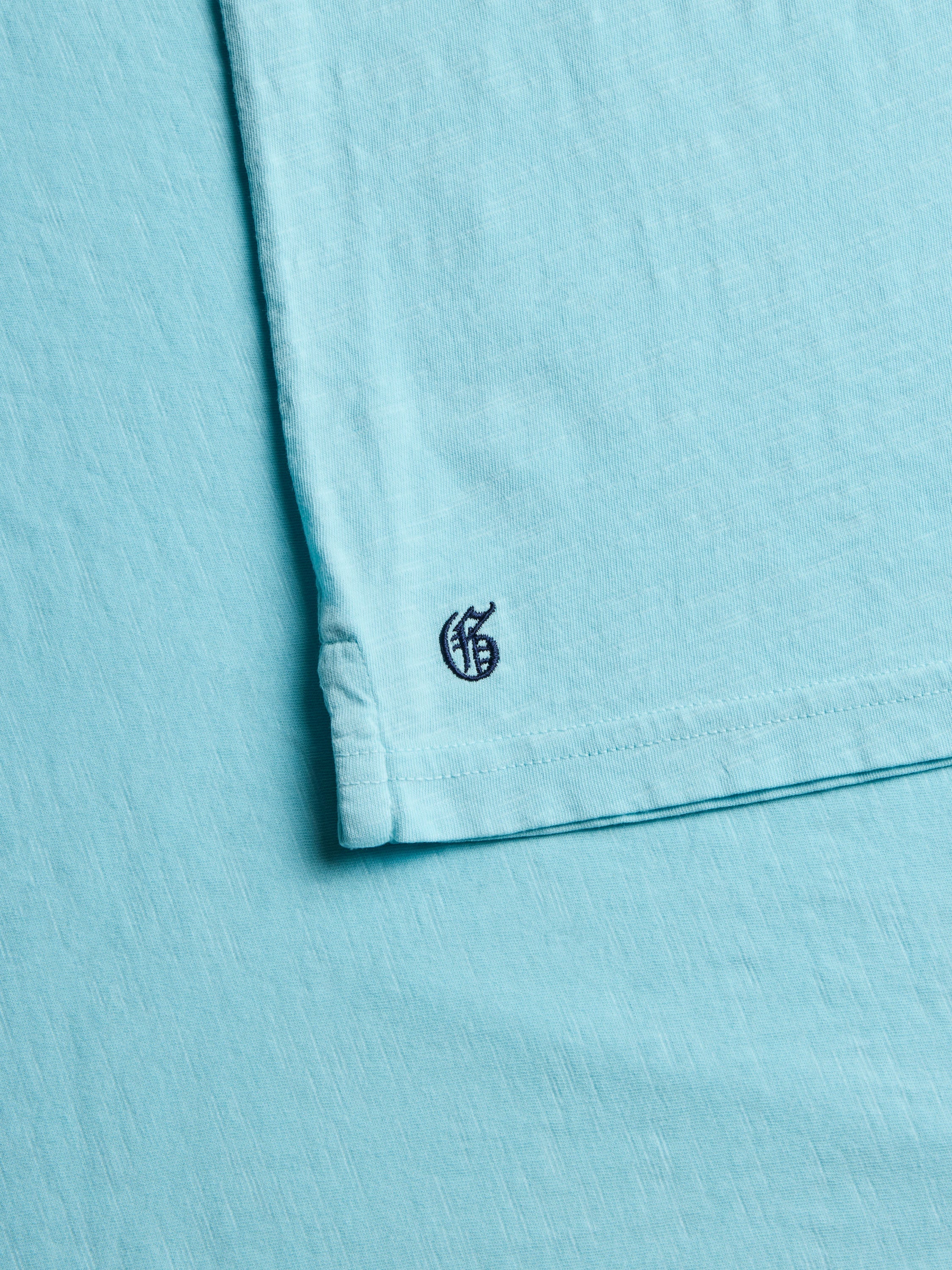 Alpha Slub Johnny Collar Short Sleeve Polo