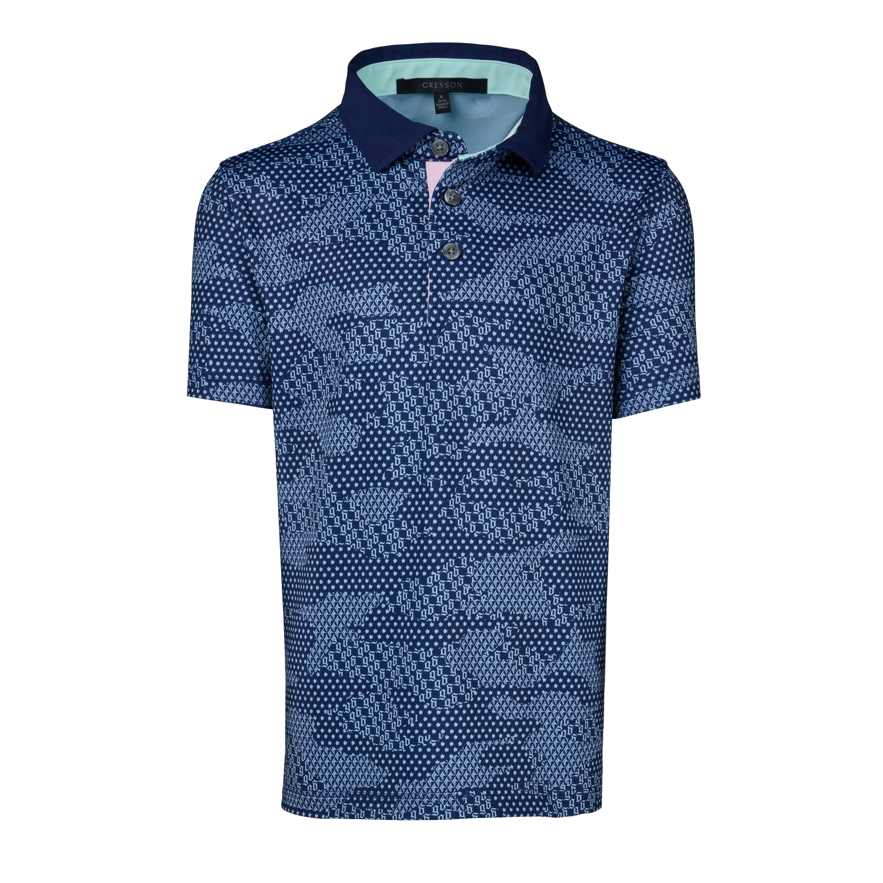 Boy's Icon Camo Short Sleeve Polo