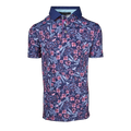 Boy's Desert Floral Short Sleeve Polo