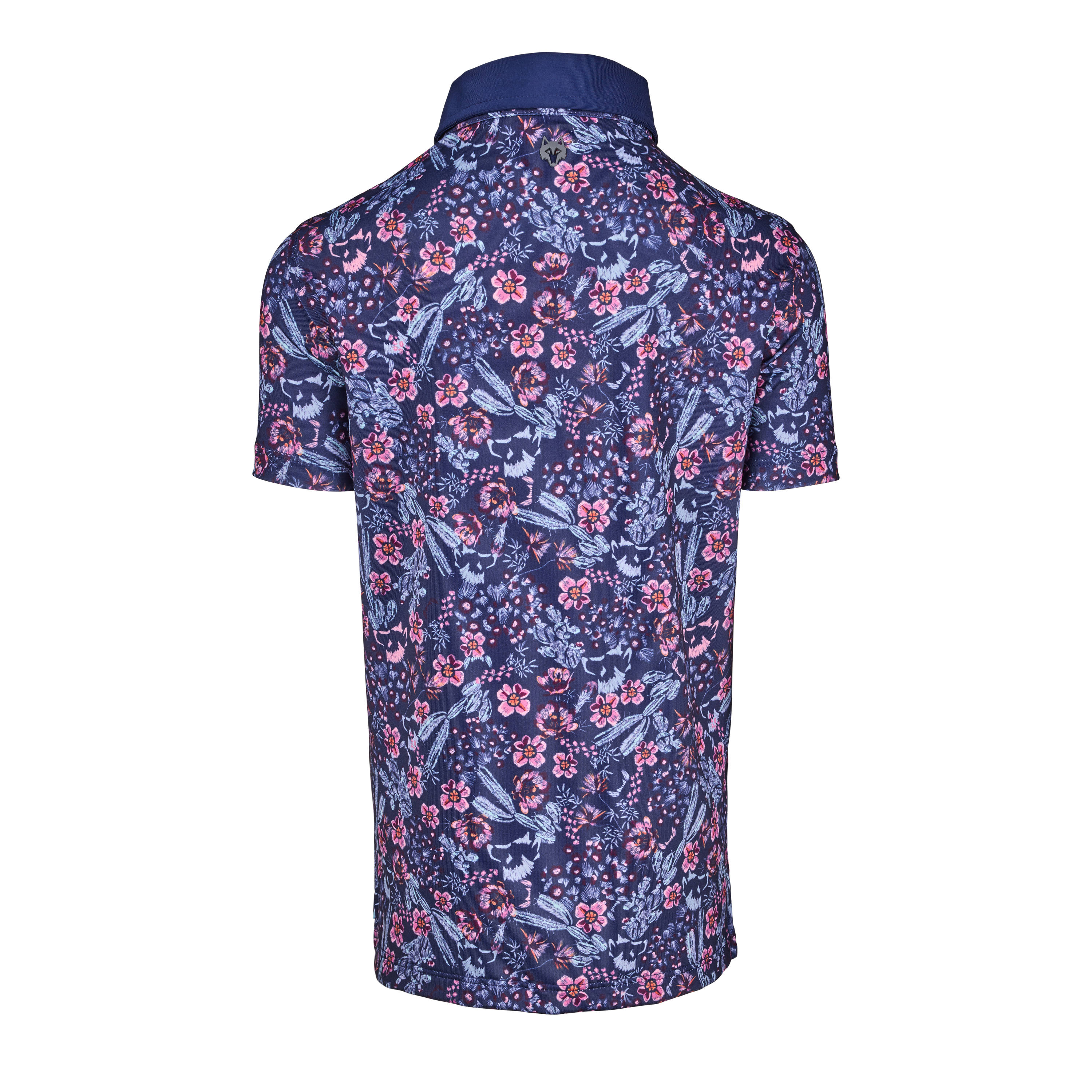 Boy's Desert Floral Short Sleeve Polo